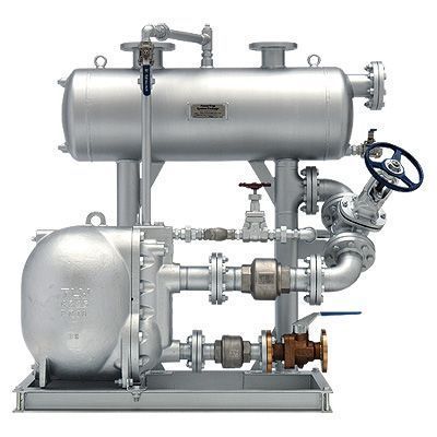 Sistema de bomba de recuperación de condensado no eléctrico
