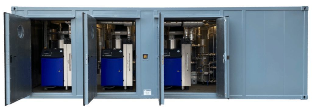 Sistemes de vapor en contenidors Jumag